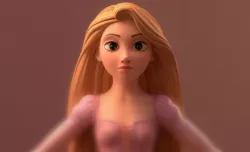 Cartoon Female - Rapunzel 3D model