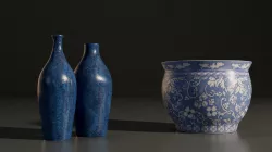 Ceramic vases  Low-poly 3D model