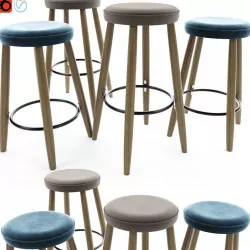 CH56 Carl Hansen And Son Bar Stool 3D model
