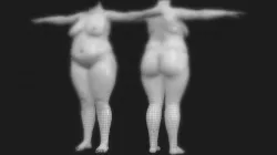 Character base female 2 3D model