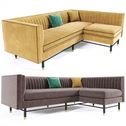Chelsea Curve Sofa 3D model