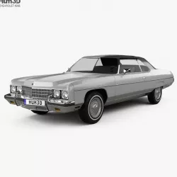 Chevrolet Caprice convertible 1973 3D model