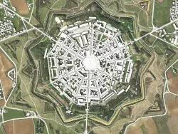 Cityscape Palmanova Italy 3D model