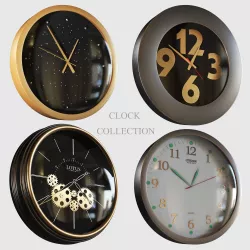 clock collection 3D model