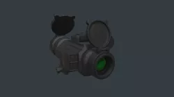 COLLIMATOR SIGHT Low-poly 3D model