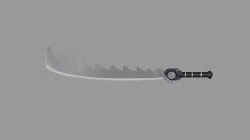 Composite sword 3D model