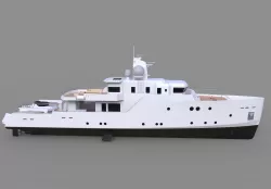Concept Luxury Yacht 3D model