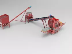  Concrete Block Manufacturing  3D model
