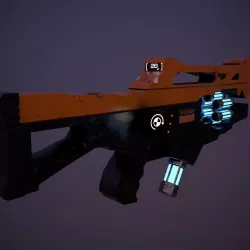 Conept Rifle  3D model