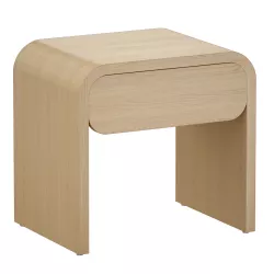 Cortez Natural Floating Nightstand Crate and Barrel 3D model