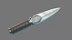 Dagger  Low-poly 3D model