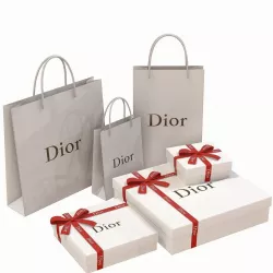 Dior Gift Packaging Boxes and Paper Bags 3D model