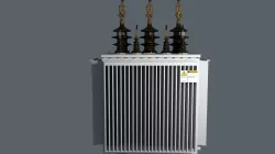 Electrical Power Transformer - Lowpoly Low-poly 3D model