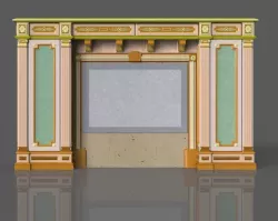 Fireplace portal 3D model