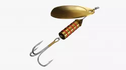 Fishing bait spinner 01 3D model