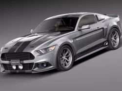 Ford Mustang GT500 2015-2018  tuning 3D model