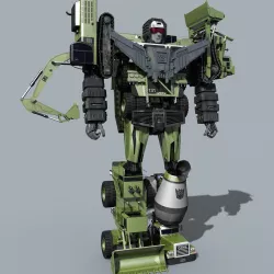 G1 DEVASTATOR - Fully Animated 3D model