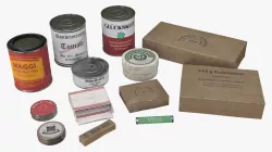German Combat Ration WWII Low-poly 3D model