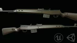 Gewehr 43 Low-poly 3D model