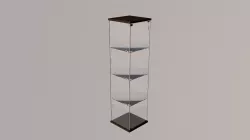 Glass Showcase Cabinet 3D model