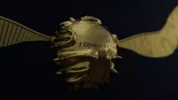 Golden Snitch Quidditch Ball 3D model Low-poly 3D model