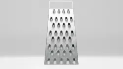 Grater cheese Low-poly 3D model