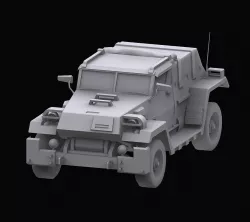 Gundam Zeon Jeep model 3D model