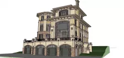 High-end-noble-villa area-037 3D model