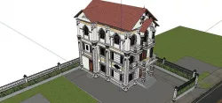 High-end-noble-villa area-05 3D model