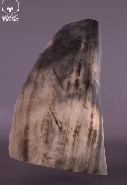 horn PBR Low-poly 3D model