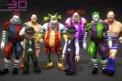 Horror Circus Pack 3D model