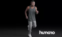 Humano Running Man 0801 3D model