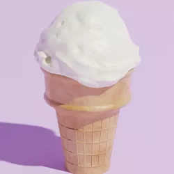 Ice Cream Cone Low-poly 3D model