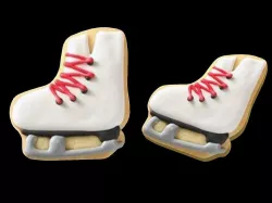 Ice Skate Cookie Low-poly 3D model