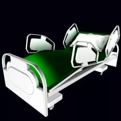 Intensive Care Bed 3D model