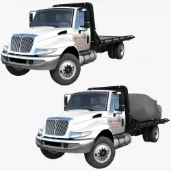 International Durastar tow truck Low-poly 3D model