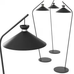 Japan sol de Midj Floor lamp Asiatic-design 3D model
