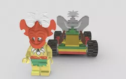 King Kahuka from Lego Racers 1999 game Low-poly 3D model