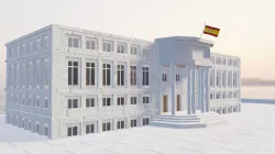 la casa de papel bank of spain 3D model