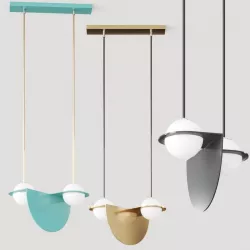Laurent 01 by Lambert et Fils Pendant Light 3D model