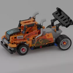 LEGO Race truck 3D model