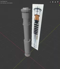 Ligthsaber 3D model