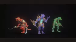 Lizardman - character enemy pack Low-poly 3D model
