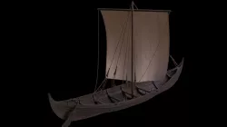  Low-poly Boat  Low-poly 3D model