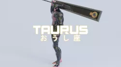 Low Poly - Cyborg Zodiac Theme - Taurus Low-poly 3D model