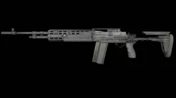 M14 EBR Low-poly 3D model
