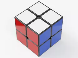 Magic Cube 2x2 3D model
