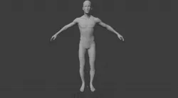 Male Base Mesh 7k  faces 3D model