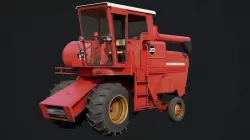 Massey Ferguson 300 combine 3D model