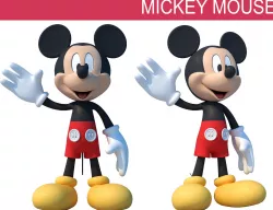 Mickey Mouse 3D model